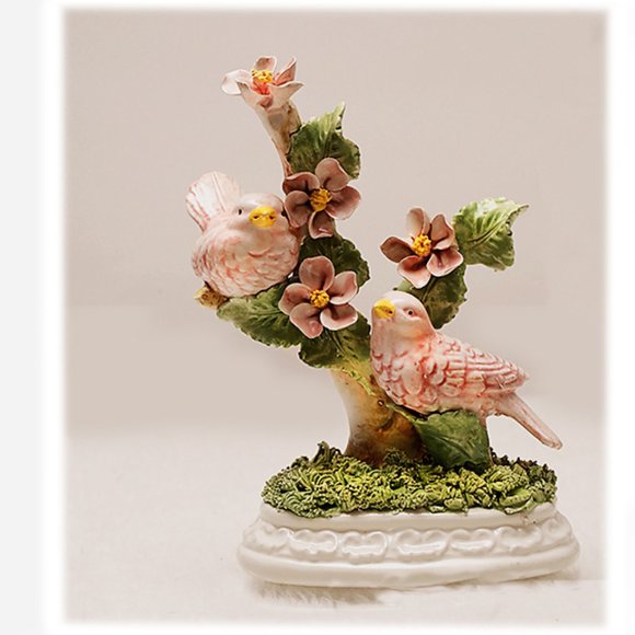 Italian Art Porcelain Bird Figurine Capodimonte Style  K-688 Italy Collectable - Picture 4 of 9